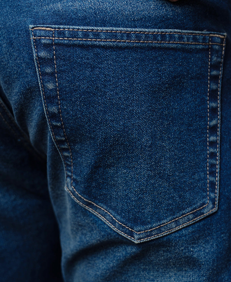Dark Blue Bootcut Jeans