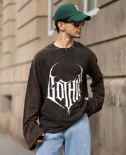 Dark Brown Washed T-Shirt 100% Cotton