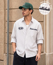 White & Black Oxford Checks Shirt 100% Cotton