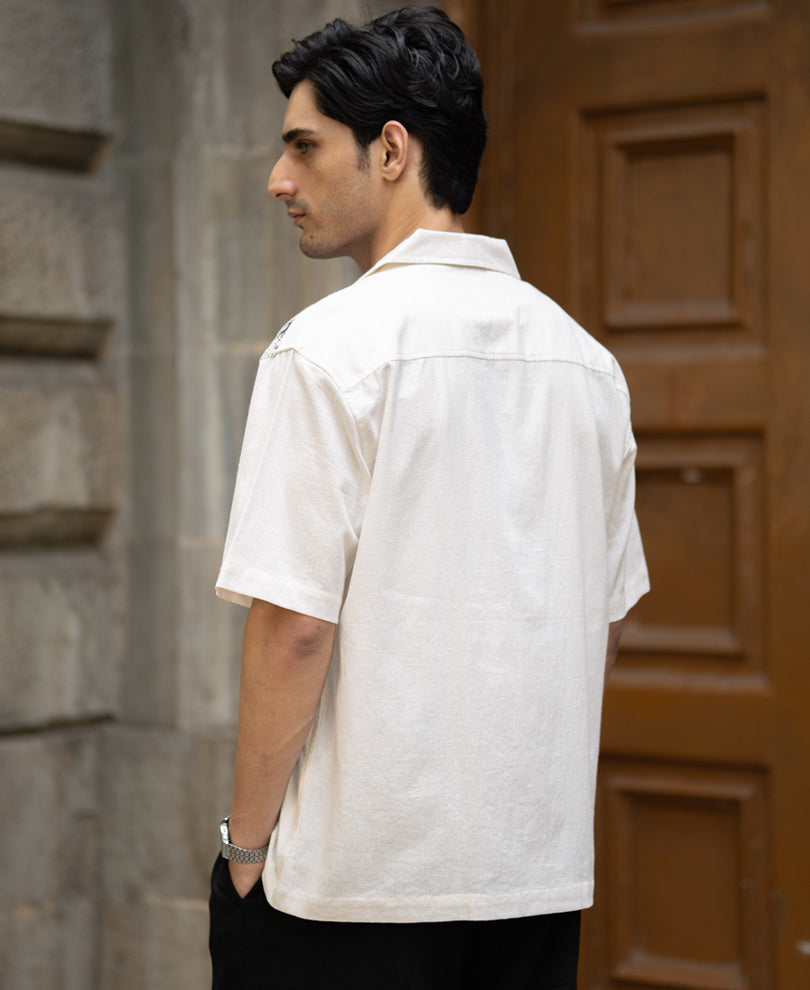 Kalyug Print Linen Shirt