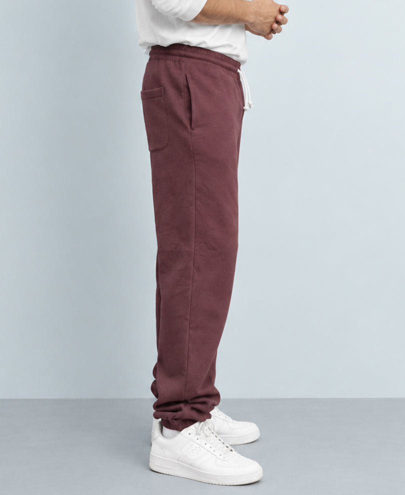 Brown Knit Joggers