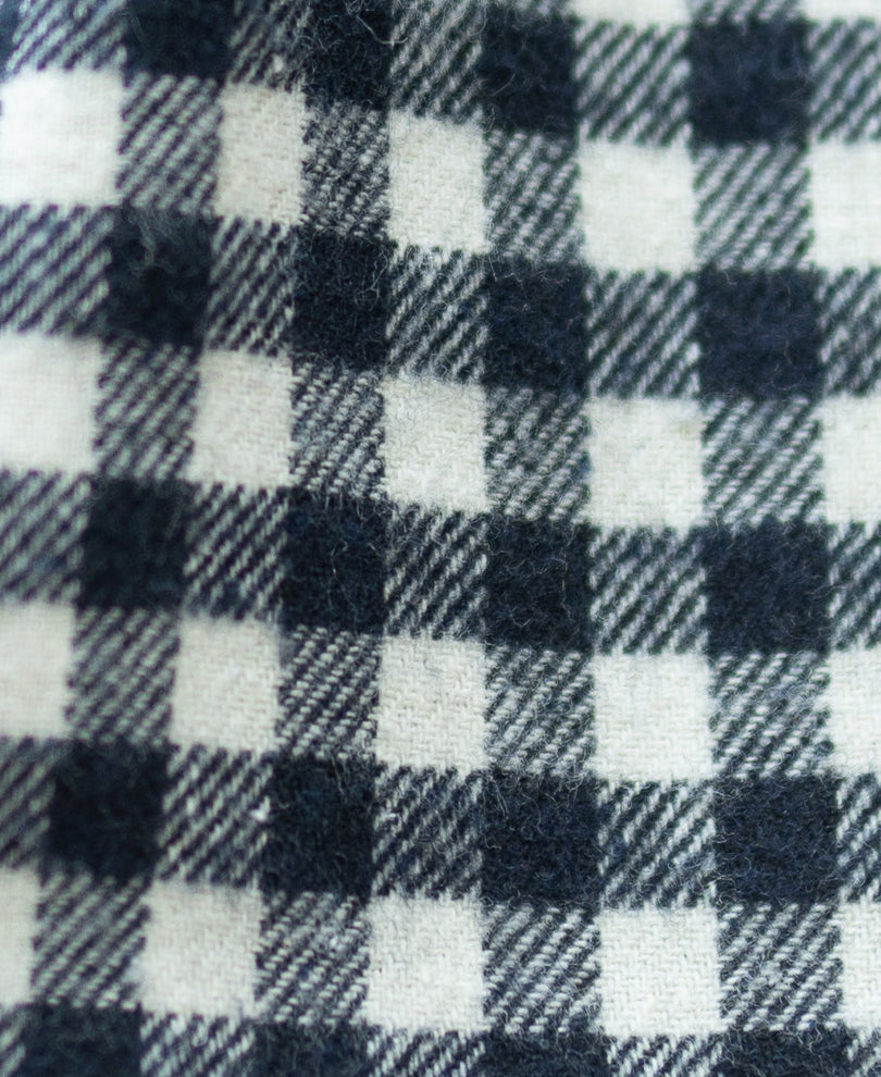 Navy Micro Checks Print Shirt