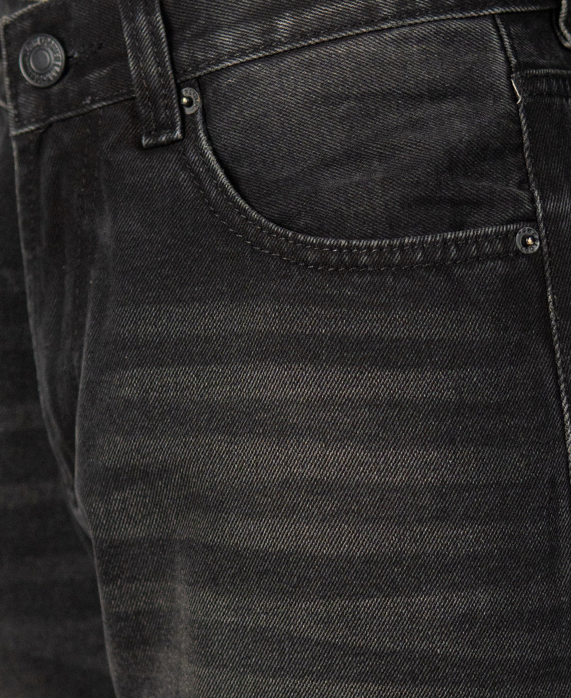 Tinted Black Washed Baggy Jeans