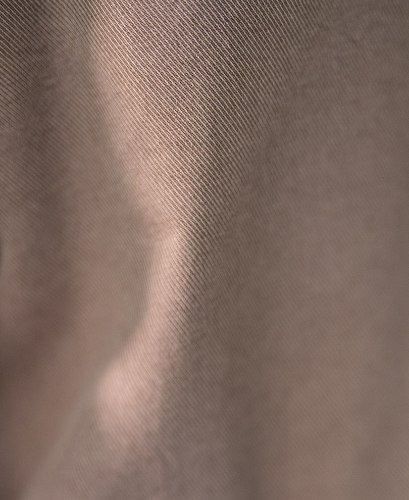Light Brown Washed Printed Shirt 100% Cotton