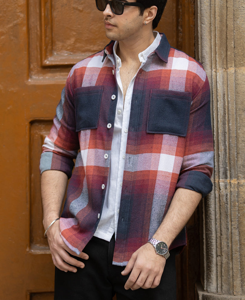 Multicolour Macro Checks Shirt.