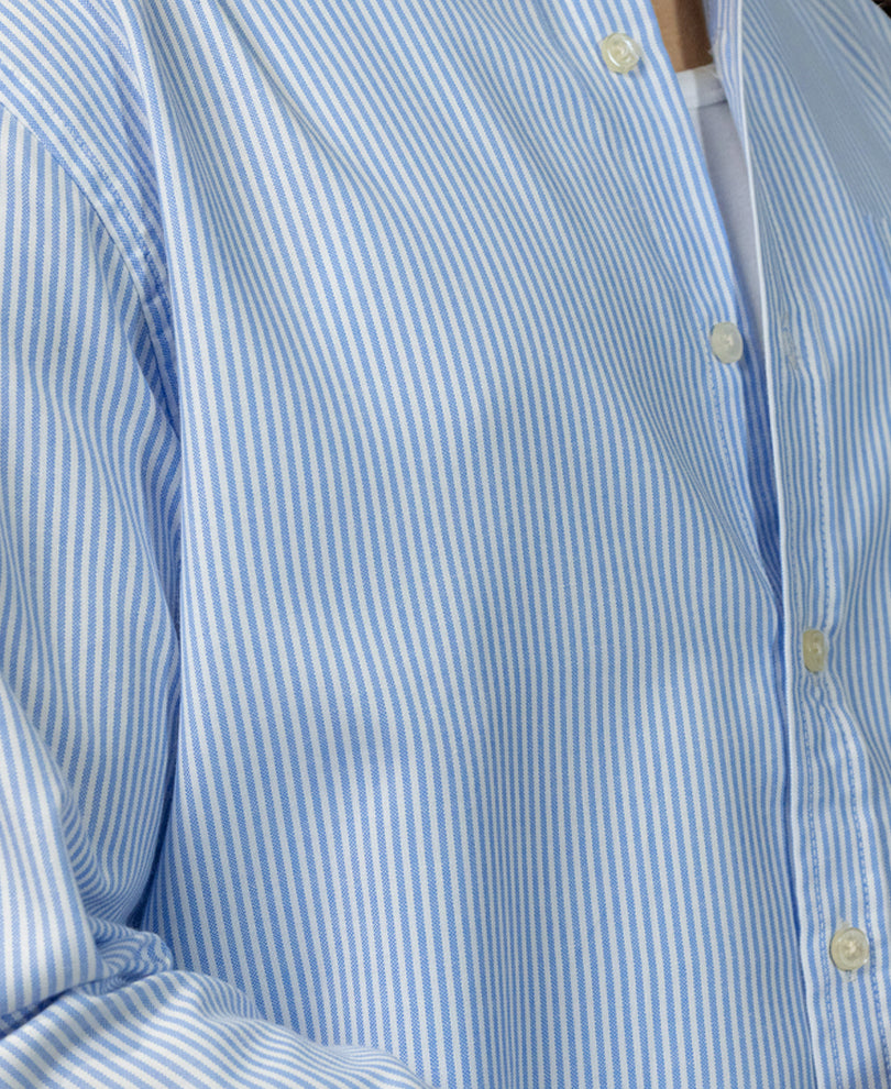 Blue Oxford Stripe Shirt