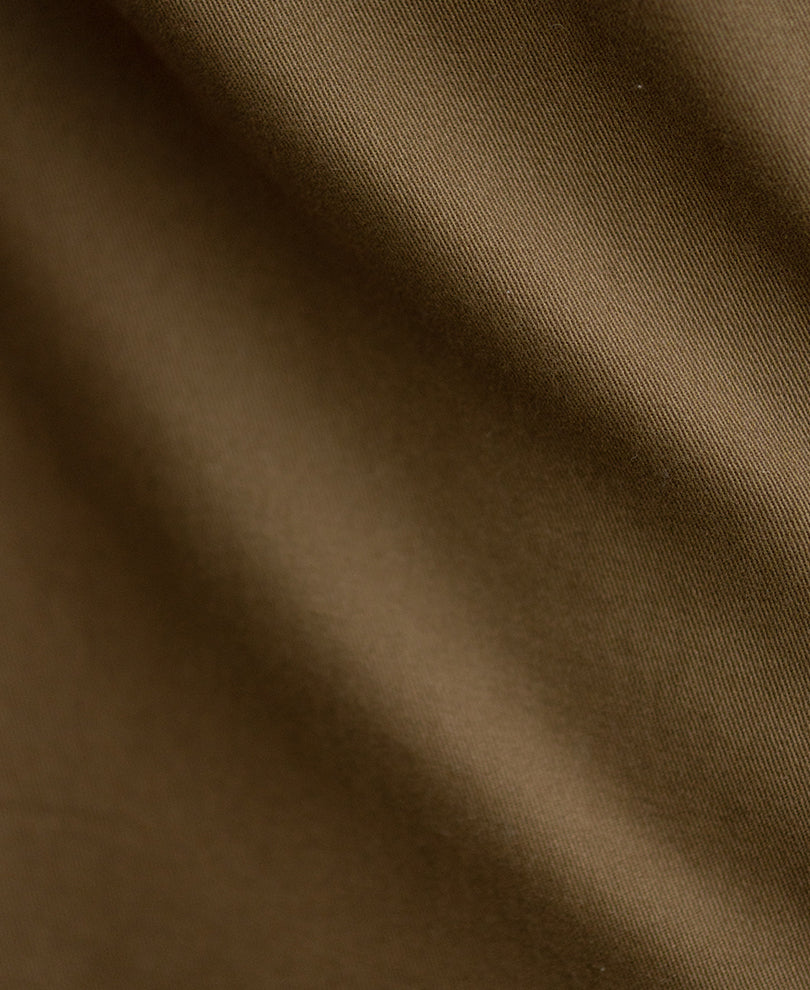 Brown Applique Embroidery Shirt 100% Cotton