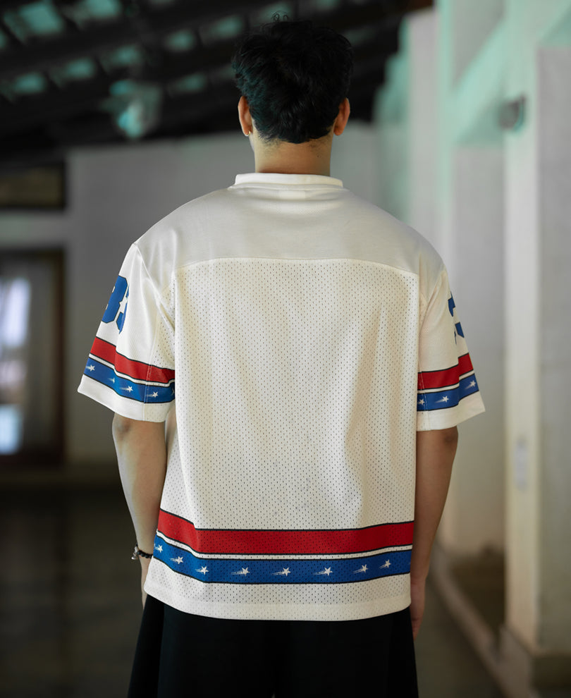 Cream Varsity T-Shirt