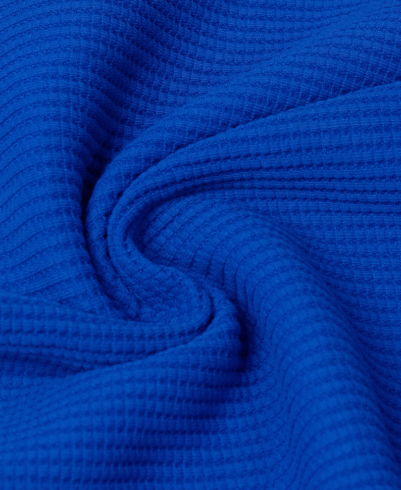 Royal Blue Printed Structure T-Shirt