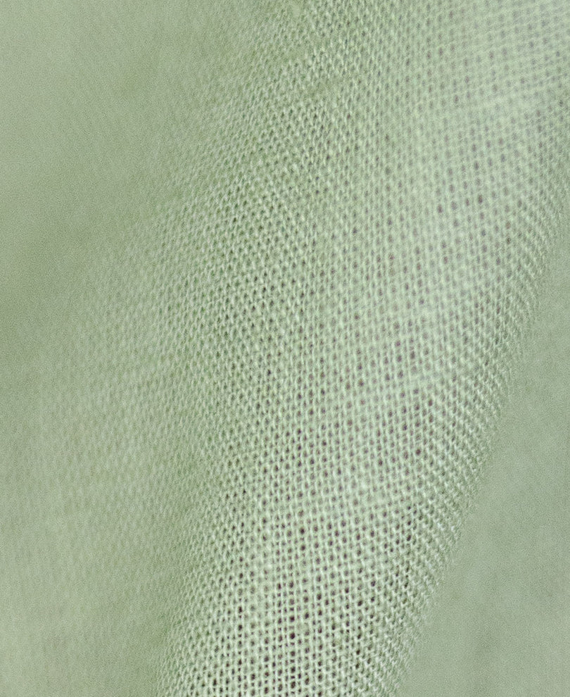 Sage Embroidered Linen Blend Shirt