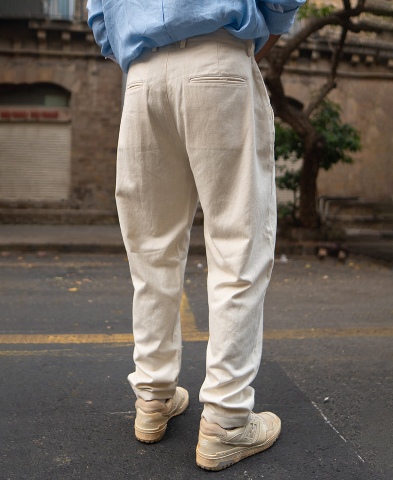 Tofu Relaxed Fit Trousers.