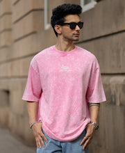 Pink Washed Oversize T-Shirt