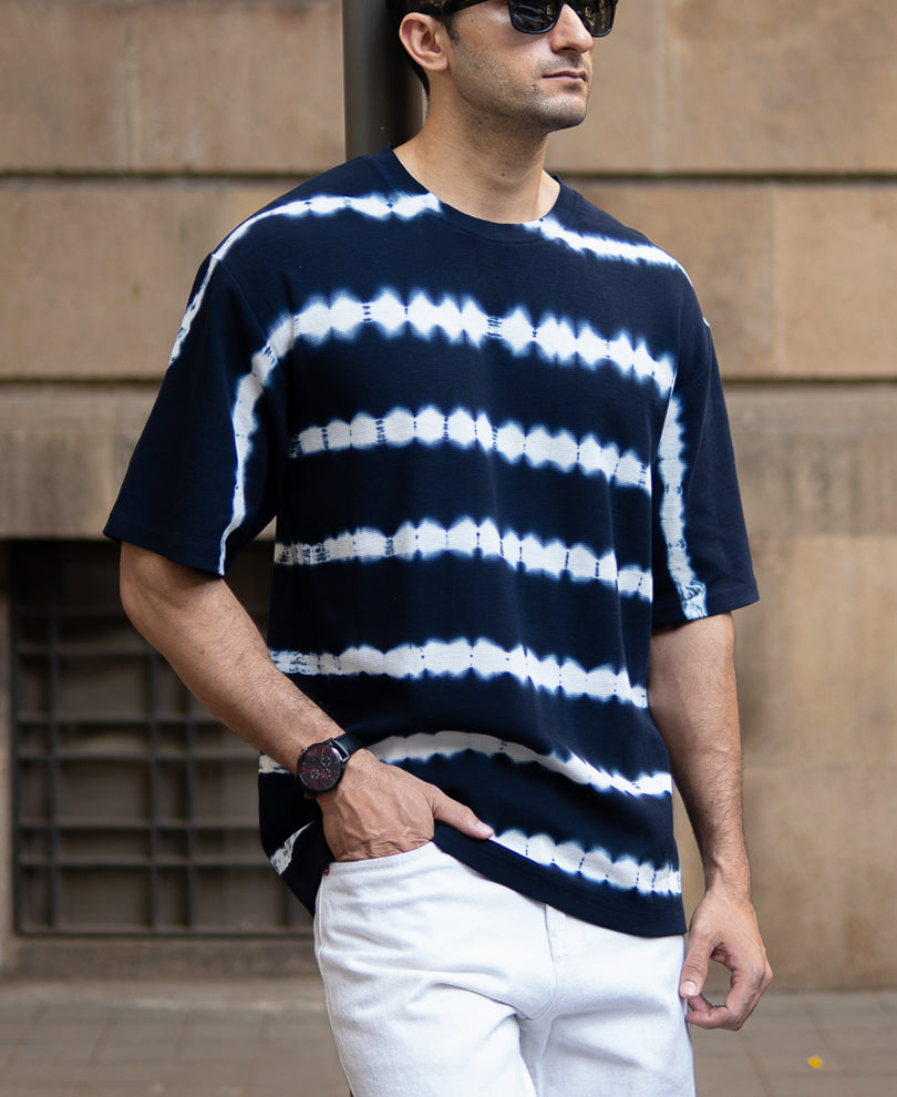 Navy Tie Dye T-Shirt.