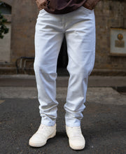White Regular Fit Denim.