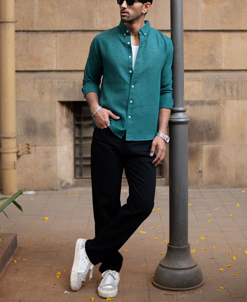 Teal Lightweight Shirt.
