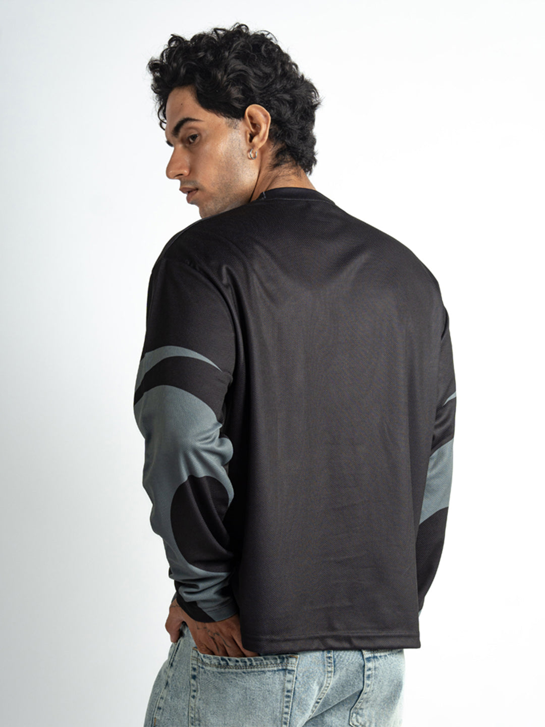 Black Racing Jersey T-Shirt