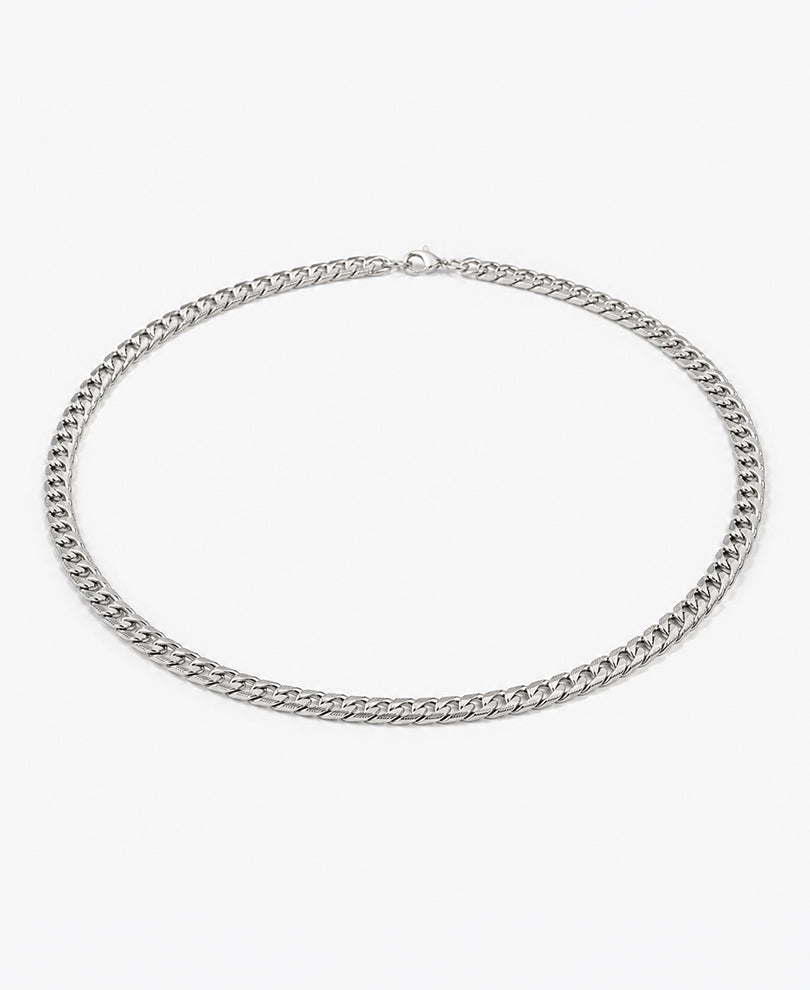 Men’s Silver Cuban Link Necklace