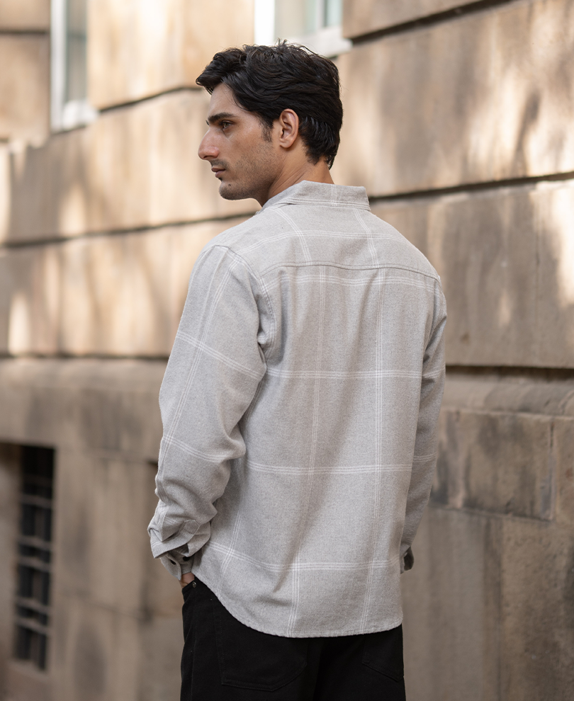 Grey Checks Shirt