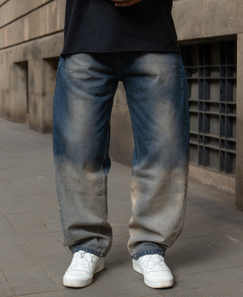 Blue Vintage Wash Jeans