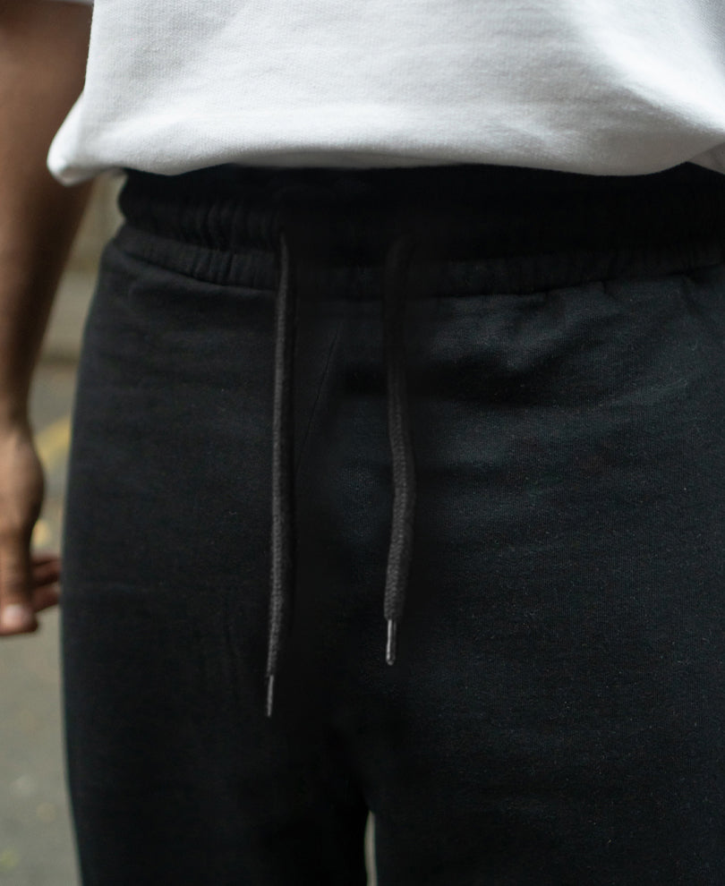 Basic Black Baggy Fit Trackpant.