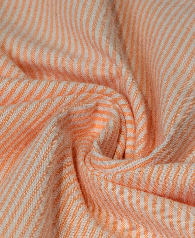 Orange Oxford Stripe Shirt