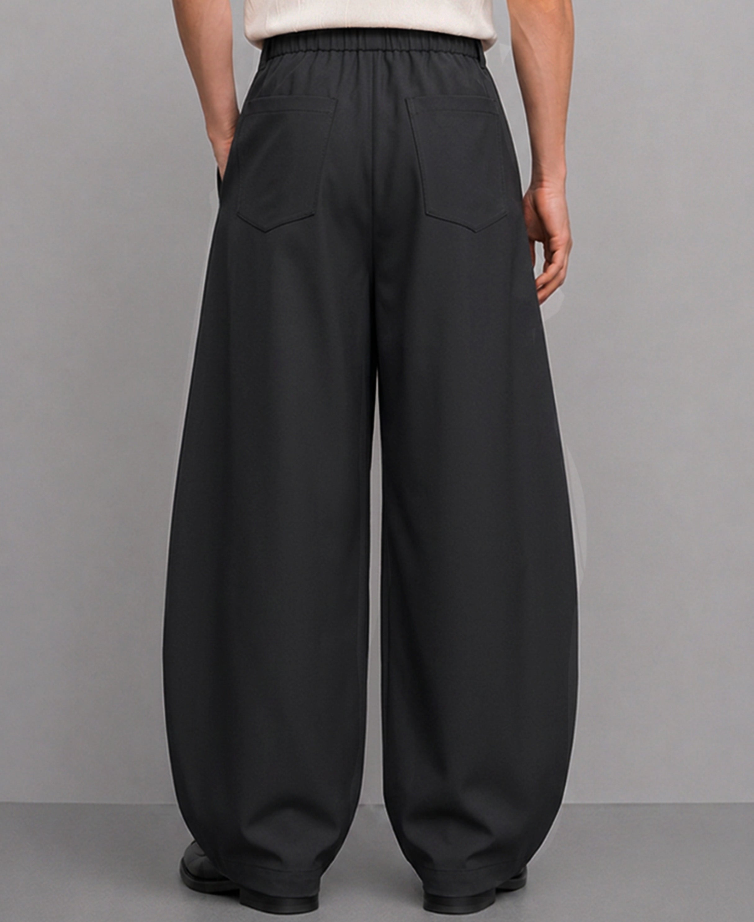 Grey Baggy Trousers