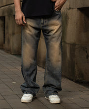 Tinted Brown Baggy Jeans