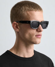 Black Rectangular Sunglasses