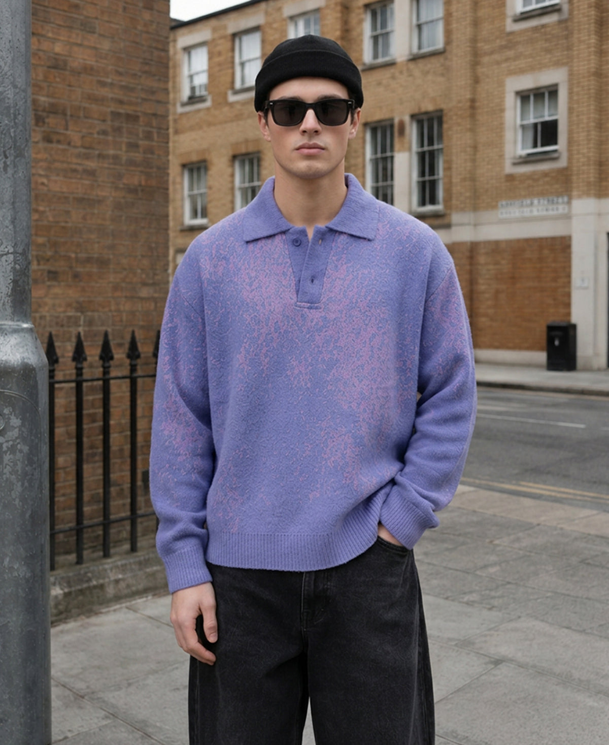 Lavender Fuzzy Sweater
