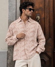 Beige Jacquard Shirt