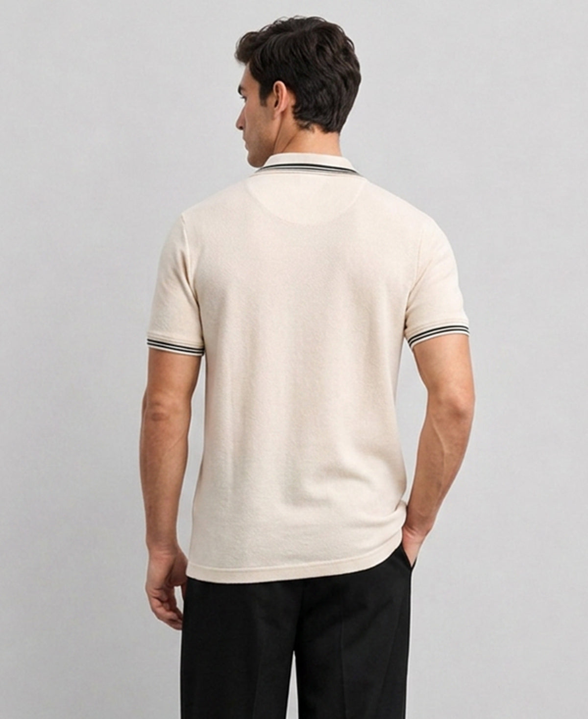 Off-White Structured Polo Knit T-Shirt