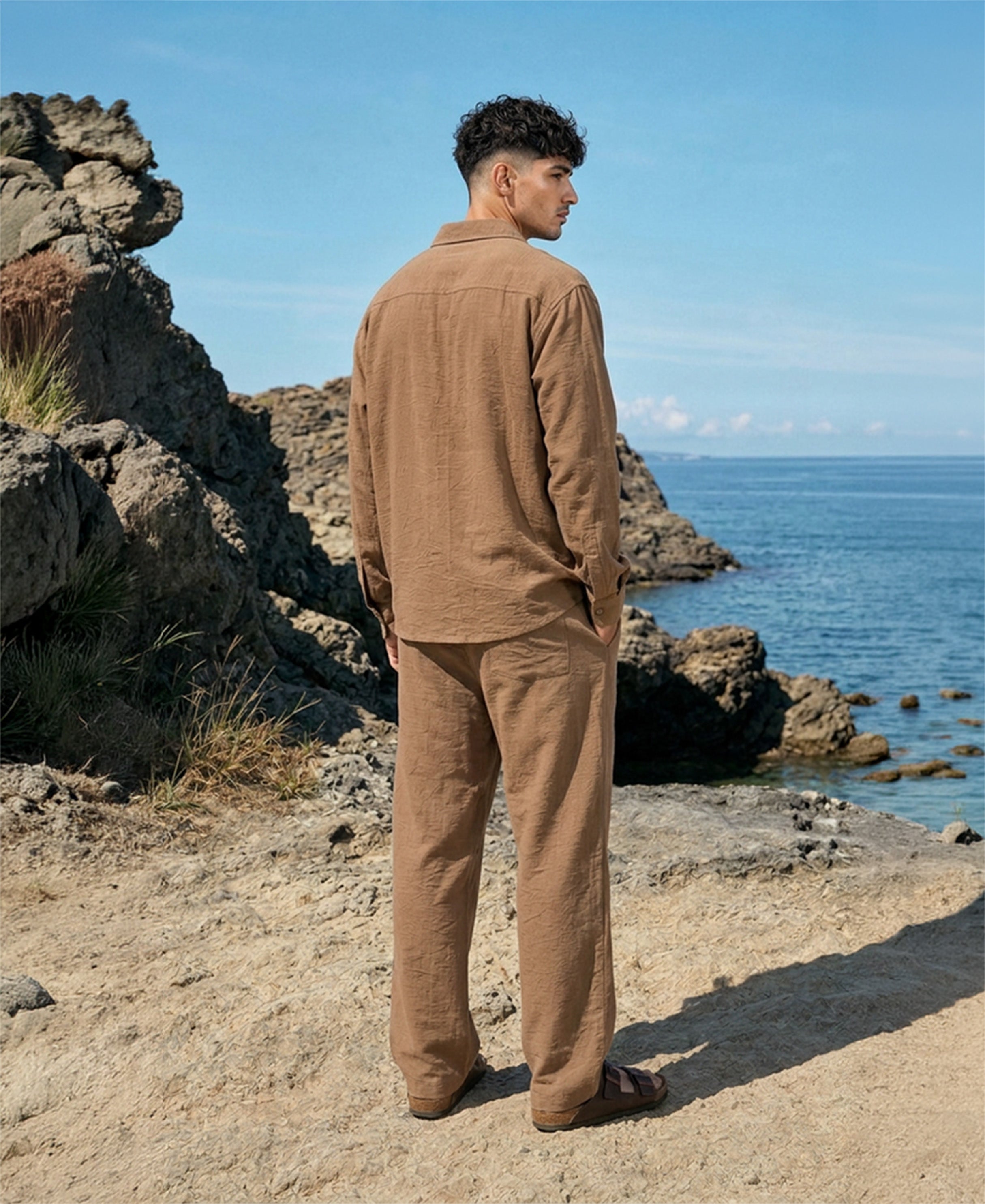 Light Brown Structured Co-Ord Set