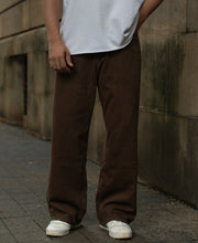 Light Brown Washed Baggy Jeans