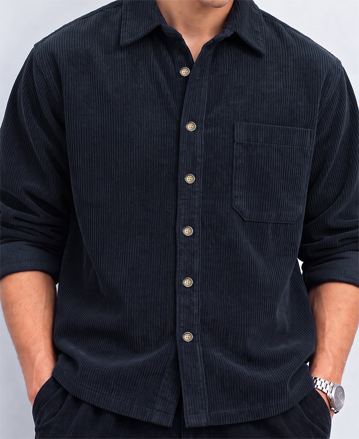 Navy Corduroy Cord Set