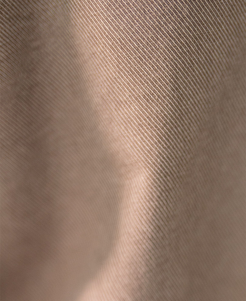 Light Brown Washed Printed Shirt 100% Cotton