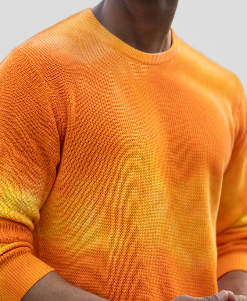 Orange Tie Dye T-Shirt.