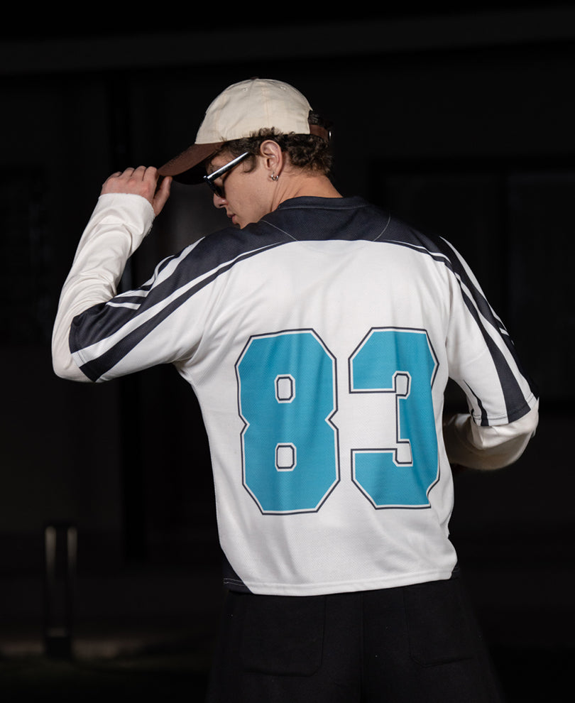 White Printed Jersey T-Shirt