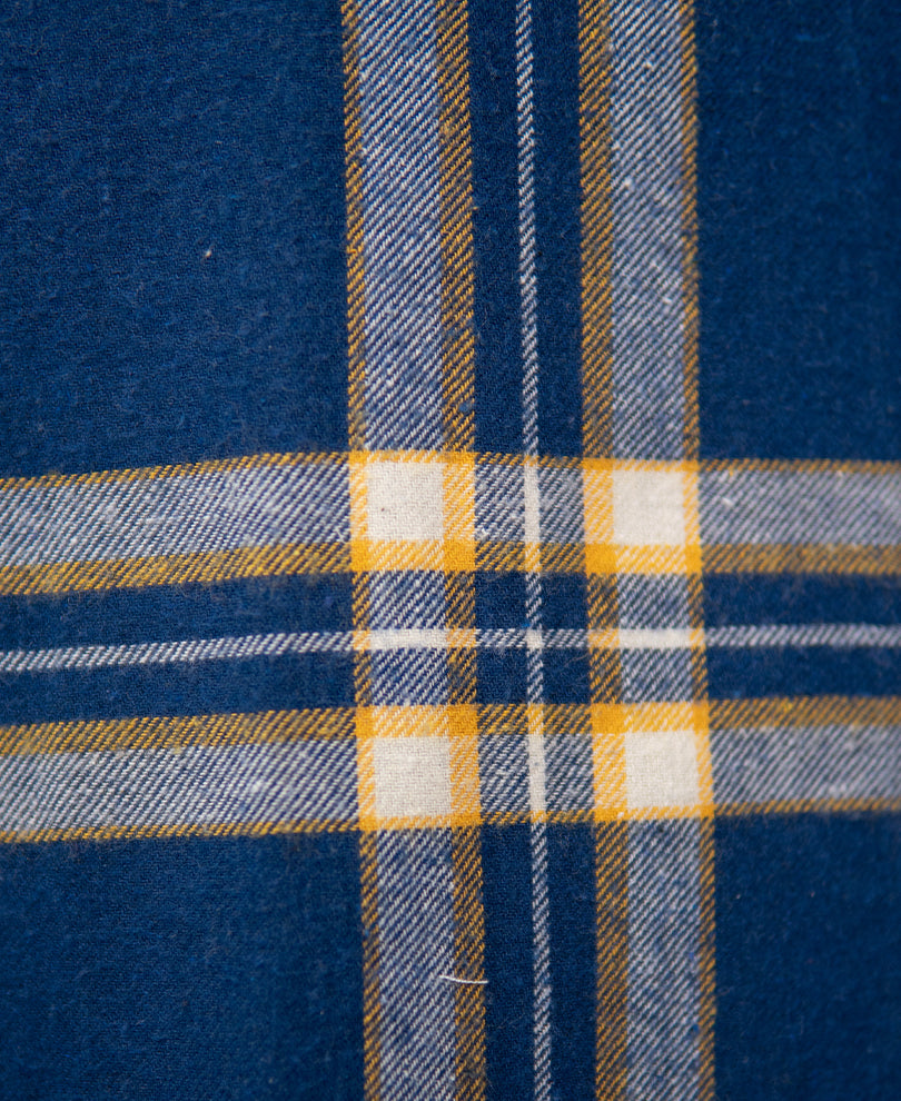 Blue Checks Doctor Sleeve Shirt