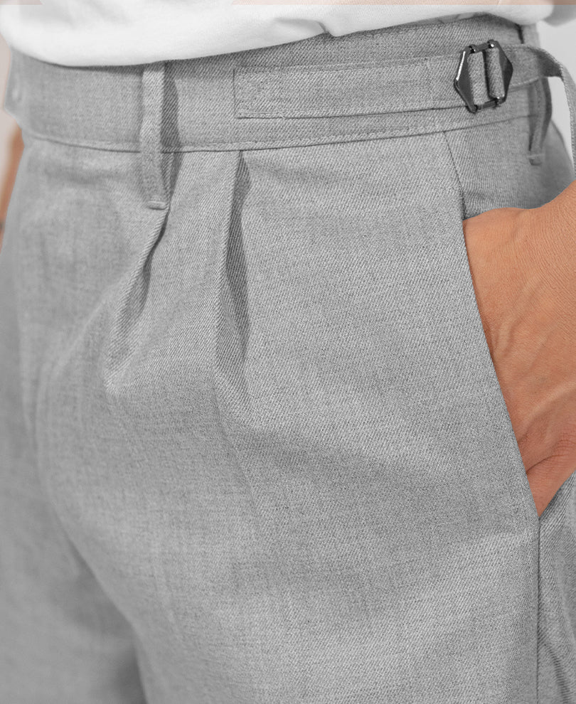 Gray Gurkha Pants