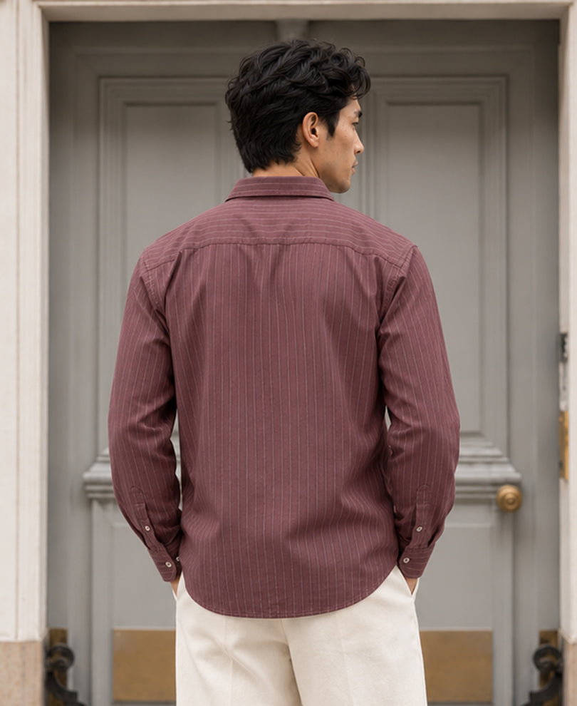 Onion Cotton Oxford Stripe Shirt