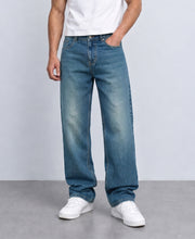 Blue Demin Baggy Fit Jeans