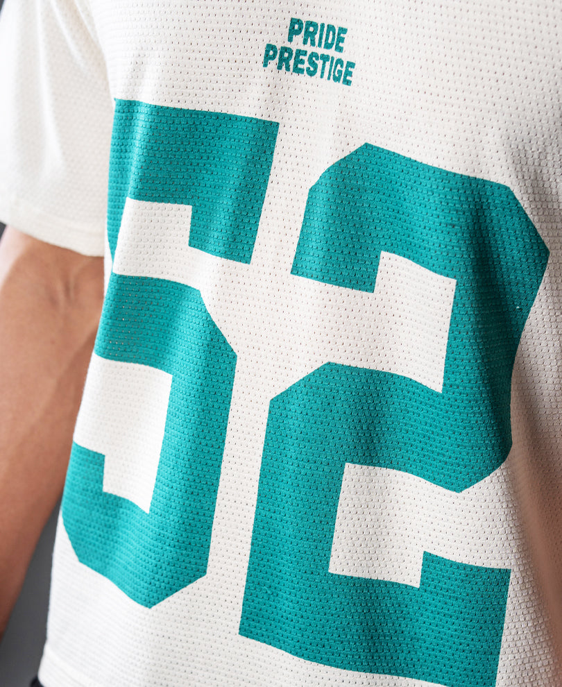 Cream Cotton Jersey T-Shirt.