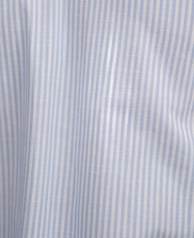 Blue Stripe Printed Shirt 100% Cotton