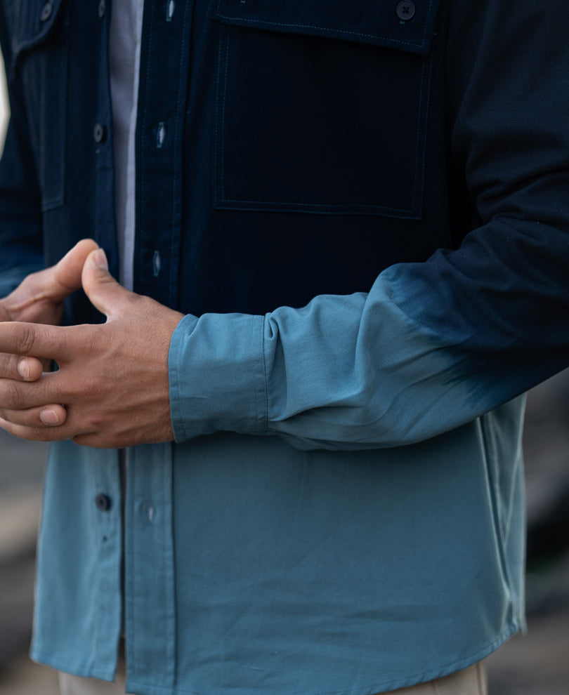 Dark Sky Structured Cargo Overshirt.