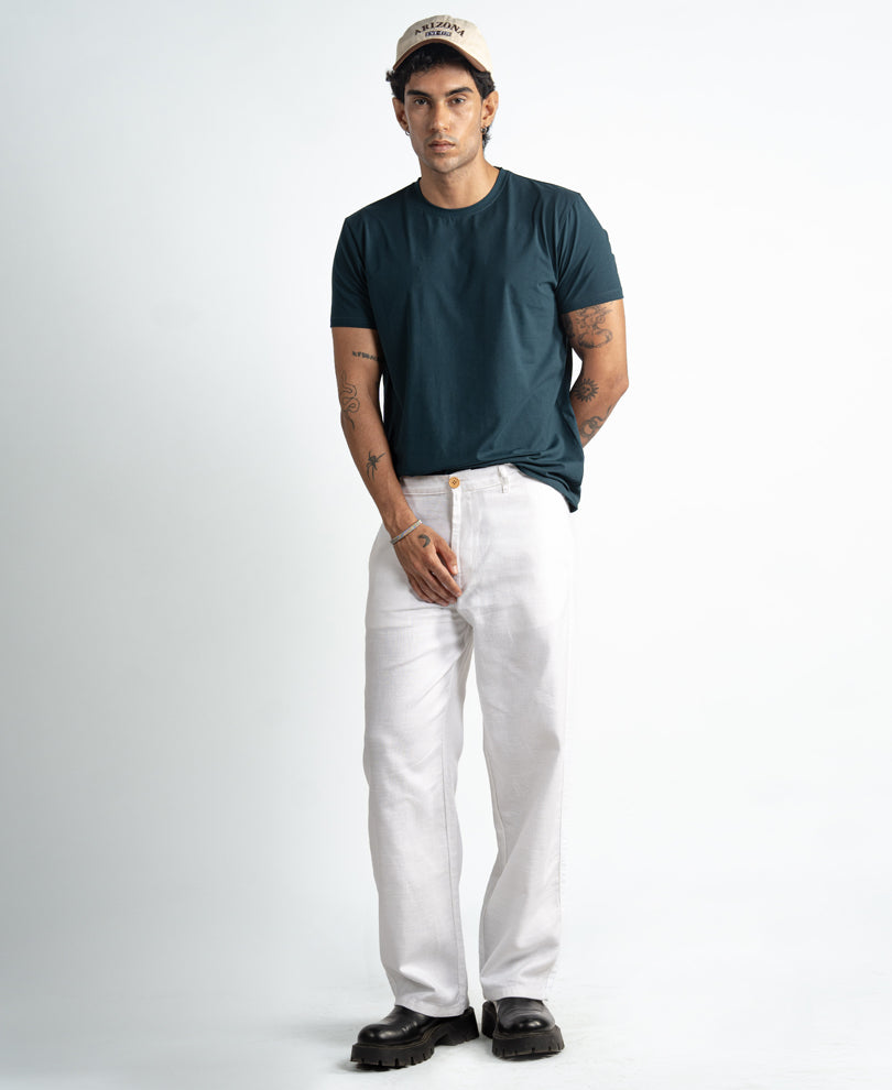 Teal Regular Fit Lightweight T-Shirt