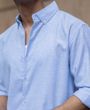 Light Blue Striped Shirt.