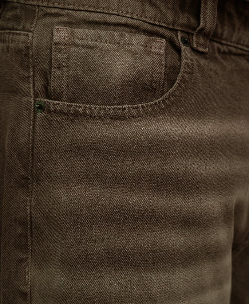 Light Brown Washed Jeans