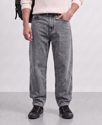 Dark Grey Baggy fit Denim Jeans