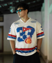 Cream Varsity T-Shirt