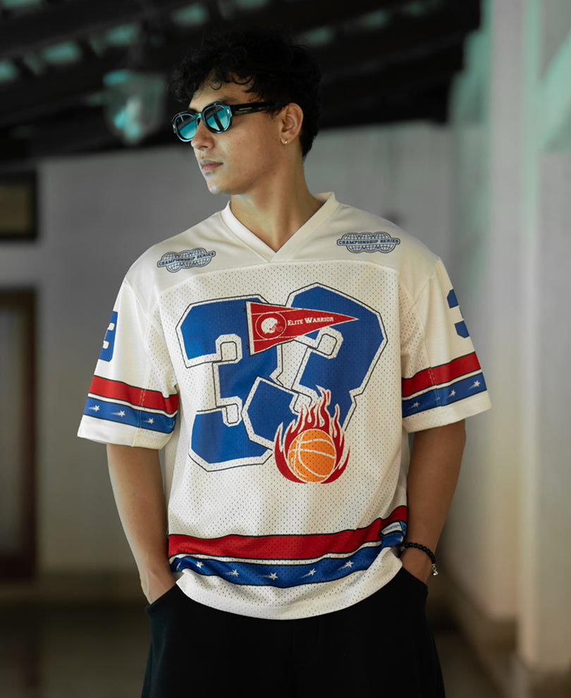 Cream Varsity T-Shirt